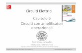 Circuiti Elettrici Capitolo6 Circuiticon amplificatori ...home.deib.polimi.it/svelto/didattica/materiale_didattico/materiale... · 24 6.4 Circuiti con Op Amp in cascata Si utilizza