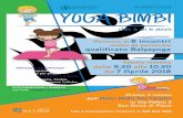 YOGA BIMBI - porticonlus.it · YOGA BIMBI dai 3 ai 6 anni Il METODO BALYAYOGA vuole far scoprire il mondo dello yoga ai più piccoli attraverso la creatività e il gioco. Alterneremo