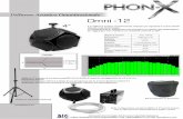 H[phon-x.com/wp-content/uploads/2016/11/OMNI-x-4.pdf · [10=2611 Autospettro - 120 4" EO ROSA RETE li5 PHON- Borsa Imbottita in dotazione Nella configurazione standard OMNI-12 4"