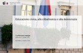 Conferenza stampa Bellinzona, 12 giugno 2018 - ti.ch · Educazione civica, alla cittadinanza e alla democrazia Conferenza stampa del Dipartimento dell’educazione, della cultura