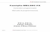 Famiglia MELSEC FX Controllori programmabili · I testi, le illustrazioni, i diagrammi e gli esempi nel presente manuale servono esclusivamente per illustrare l’installazione, la