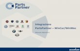 Integrazione PartsPartner WinCar/WinMec IR... · • dal Portale PartsPartner accedere direttamente al prodotto WinCar/WinMec installato sul tuo PC per effettuare la ricerca dei categorici