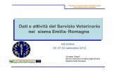 Diapositiva01 - aimcnet.it · Giuseppe Diegoli Servizio Veterinario ed lgiene degli alimenti Regione Emilia Romagna . Alle ore 4:03:52 locali del giorno 20 maggio 2012 la regione