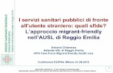 I servizi sanitari pubblici di fronte all’utente straniero: quali sfide ... Milan 21 06... · Sostegno sociale, interventi per favorire la socializzazione e integrazione, contrasto