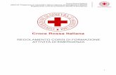 REGOLAMENTO CORSI DI FORMAZIONE ATTIVITÀ DI … · Croce Rossa Italiana o C.R.I., predispone i programmi formativi per i propri volontari e dipendenti. 2. ... - Nomina della Commissione