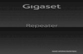 Gig Repeater / IM / A31008-M601-R101-9-SU19 / Cover front ... · Repeater sulla base (vedere manuale d’uso del vostro sistema cordless Gigaset). Attivando la funzione Repeater sulla