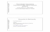 Tecnologia Meccanica Ing. Nicola Scuor Lavorazioni per ...web.tiscali.it/derekwildstar/Deformazione_plastica.pdf · 1 Università degli Studi di Trieste Tecnologia Meccanica Ing.