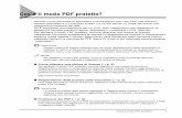 Cos'è il modo PDF protetto? - Canon Italiadownload.canon.it/soluzioni_faq/files/Ecr_pdf.pdf · password corretta potranno aprire, stampare o modiﬁcare il PDF ricevuto. Per abilitare
