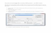 Procedura di salvataggio files Acrobat (.PDF) protetti ... · Procedura di salvataggio files Acrobat (.PDF) protetti – con PDF Creator Per effettuare il salvataggio di files con
