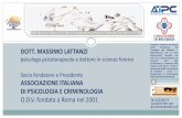 ASSOCIAZIONE ITALIANA DI PSICOLOGIA E CRIMINOLOGIA fileDipartimento per le Pari Opportunità bandito nel 2017 per il finanziamento di progetti volti alla prevenzione e contrasto alla