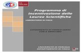 Programma di incentivazione delle Lauree Scientifiche · Marconi (1874‐1937) fu tra i primi a riconoscere l'importanza dei tubi termoionici ed a farne uso nei ...