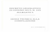 DECRETO LEGISLATIVO 26 GIUGNO 2015, N. 105 ALLEGATO … · è stato predisposto in base all'allegato V alla direttiva 2012/18/UE e rinnova, integrandolo, i contenuti dell'allegato