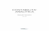 CONTABILITA’ ANALITICA - · PDF fileManuale – CONTABILITA’ ANALITICA Guida di Riferimento Pagina 4 Business Unit: SOFTWARE FISCALE Contabilità Analitica Guida di Riferimento