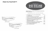 MODELLO AR-5316E AR-5320E - sharp.it · modello ar-5316e ar-5320e sistema multifunzionale digitale manuale di istruzioni pagina ar-5316e ar-5320e • prima di utilizzare l'unitÀ