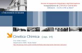 Cinetica Chimica - iscamapweb.chem.polimi.it · Attilio Citterio • La Cinetica Chimica è lo studio delle velocità di reazione, come cambia la velocità di reazione al variare