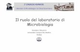 2) Il ruolo del laboratorio di Microbiologia G Dicuonzo Il ruolo del... · Il ruolo del laboratorio di Microbiologia Giordano Dicuonzo Università Campus Bio-Medico ROMA