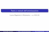Teoria e metodi dell’ottimizzazionebigig/dida/tmo/1516/presentazione-tmo.pdf · Giancarlo Bigi (di.unipi.it) Teoria e metodi dell’ottimizzazione Pisa, 22 Settembre 2015 10 / 10