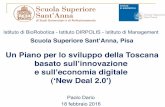 Un Piano per lo sviluppo della Toscana basato sull ...altratoscana.info/wp-content/uploads/2016/04/Commissione_PRS_Costa... · e sull¶economia digitale ... (salute,abitazione,educazione,cultura,