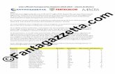 Liste Ufficiali Fantagazzetta Stagione 2018-2019 - Classic ... · Note: a) Le liste sono aggiornate alle ore 12.00 del 27 Luglio 2018. Questo file non sarà ulteriormente