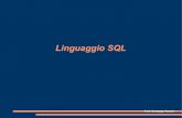 Linguaggio SQL - itcgiuliocesare.it fileLinguaggio SQL Prof. Giuseppe Tandoi Caratteristiche generali SQL è l'acronimo di Structured Query Language. SQL è un linguaggio (non procedurale)