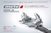 HOME OF CUSTOMIZED - metef.com METEF 2017 ITA E.pdf · e distaccanti, i produttori di software di progettazione e simulazione. FONDERIA NON FERROSI Gli impianti, le attrezzature e