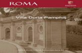 Villa Doria Pamphilj - Roma Capitale · Roma, l’Archivio di Stato di Roma, l’Archivio Storico Capitolino, l’Associazione Italia Nostra. Un affettuoso ringraziamento alla famiglia