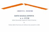 DATE SCUOLA APERTA a. s. 17/18 - IC VICENZA 2icvicenza2.gov.it/wp-content/uploads/sites/131/RACCOLTA-DATE... · prenotazione Servizi Commerciali Tecnico Turismo I.P.S. “MONTAGNA”