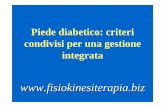 Piede diabetico: criteri condivisi per una gestione integrata diabetico.pdf · Piede diabetico: criteri condivisi per una gestione integrata . Trattamento locale dell’ulcera diabetica.