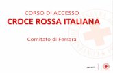 CORSO DI ACCESSO CROCE ROSSA ITALIANA - · PDF fileInternazionale di Croce Rossa e Mezzaluna Rossa, diffondere e rinforzare i Sette Principi. ... SICUREZZA STRADALE PROMOZIONE DONAZIONE