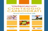 Vademecum conteggio cARBoiDRAti - veronadiabete.org · IMPARIAMO A CALCOLARE I CARBOIDRATI (CHO) Il conteggio dei carboidrati (CHO) è una metodica che permette di regolare le dosi
