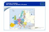L’Unione europea: 500 milioni di abitanti, 28 paesifsr/eu_in_slides_it.pdf · L’Unione europea: 500 milioni di abitanti, 28 paesi Stati membri dell’Unione europea Paesi candidati.