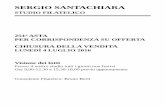 SERGIO SANTACHIARA · SERGIO SANTACHIARA STUDIO FILATELICO ... Bruno Berti. 2 ... 16 * 3 Lettere da Massa per Venezia di cu 2 con bollo SI (T2) ...