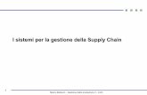 I sistemi per la gestione della Supply Chainmy.liuc.it/MatSup/2007/Y74016/Sistemi SCM.pdf · 2008-01-16 · I sistemi evoluti di forecasting possono contribuire ad un miglioramento