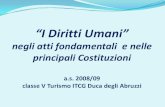 “I Diritti Umani” - papocchia.files.wordpress.com fileStatuto Albertino Carlo Alberto di Savoia ...