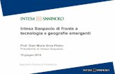 Intesa Sanpaolo di fronte a tecnologia e geografie emergentitriffininternational.eu/images/RTI/pdf_conferences/Intesa_Sanpaolo... · Fonti: Fintech in Italia - Indagine conoscitiva