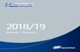 Prodotti - Productsfrigomotors.com/katalog/THERMOCOLD_katalog 2018_2019.pdf · Unità polivalenti aria-acqua per impianti a 6 tubi Air-water multifunctional units for 6 pipe systems.