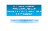 I.S. G. FALCONE –GALLARATE PROGETTO CLASSE 2.0 CHIMICA ...progettofalcone.altervista.org/progetto2.0acqua.pdf · PROGETTO CLASSE2.0 CHIMICA-SCIENZE NATURALI CLASSE 1 A ITI GRAFICO