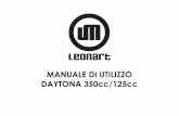 MANUALE DI UTILIZZO DAYTONA 350cc/125cc - Leonart daytona.pdf · 2014-07-09 · Questo manuale si deve considerare parte integrante della ... 11-Carburatore/Iniezione ... ruotando