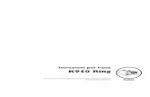Istr uzioni per l’uso K950 Ring - Chainsaws, lawn mowers & … · 2006-12-19 · da riferirsi alla data di stampa del manuale stesso. ... maggior parte delle vibrazioni che si sviluppano