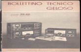 Bollettini Tecnico Geloso 59-60 - Sito di Vittorio Ossola · A CORTE a di Atta tÃi - cuifia Cognrnuiatore a • - e S Garnme a EY 41 at. a vibratore 39-65: - (amplificatriee 1'2AX7