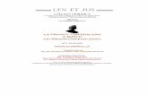 LEX ET JUS - Istituto degli Studi Giuridici Superiori · 1 Avv.Marco Angeloni:Ricercatore e Coordinatore dell’Ufficio Analisi e Ricerche Giurisprudenziali e Giuridiche dell’Istituto