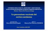 La prevenzione vaccinale del cervicocervico--carcinoma ... · considerare il recupero a 18 o 25 anni delle HPV-Determinazione AIFA del 28/02/2007 ... di Reggio Calabria ... Emilia