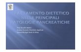 Prof. Rosalba Mattei Scienze Tecniche Dietetiche Applicate ... Mattei 2/Dieta e pancreatiti.pdf · Quota proteica giornaliera pari al 15% delle calorie totali. Preferire carni magre