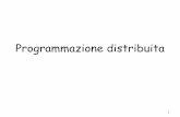 Programmazione distribuita - Intranet DEIBhome.deib.polimi.it/morzenti/IngSw/RMI.pdf · Programmazione distribuita. 2 Architettura client-server • È il modo classico di progettare