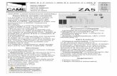 Z | Z Z | Z CAME ZA5.pdf · -1-documentazione tecnica s16 rev. 2.1 02/2001 ©came cancelli automatici 319s16 scheda comando control board carte de commande steuerplatine tarjeta de