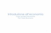 Introduzione all’economia - istitutonauticokr.gov.it · L'economia… • La parola economia deriva dalla parola greca “oikonomia” che significa “amministrazione delle cose