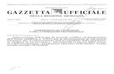 REPUBBLICA ITALIANA Anno 70°- Numero 1 GAZZETTA … · Vista la legge n. 30 del 14 febbraio 2003 e successive ... per la Regione Sicilia; Vista la deliberazione di Giunta regionale