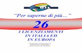 MARIANI FERNANDO ... saperne di Pi 26.pdf · I licenziamenti individuali in Italia. ... la differenza sta nel fatto che la riassunzione presuppone un’ estinzione del precedente