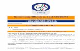 1. COMUNICAZIONI F.I.G.C. 2. COMUNICAZIONI L.N.D. 3 ... · PDF file- Il Torneo Esordienti secondo anno è riservato ai bambini e bambine nati nel 2006 - Il Torneo Esordienti misto