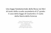 06 dicembre 2017 Legge di Coulomb - Sezione di Pavia · Emilio Segrè, Personaggi e scoperte nella fisica classica, 1984). • 2) La bilancia di torsione di Coulomb presenta problemi
